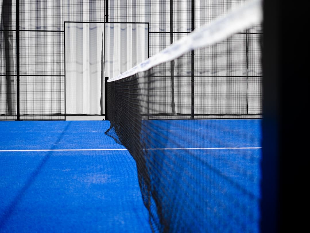 Indoor padel court at Deem Padel Club Jeddah